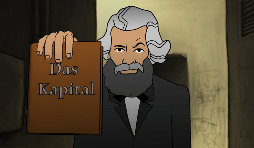 Cena de "Marx Reloaded" - Reprodução