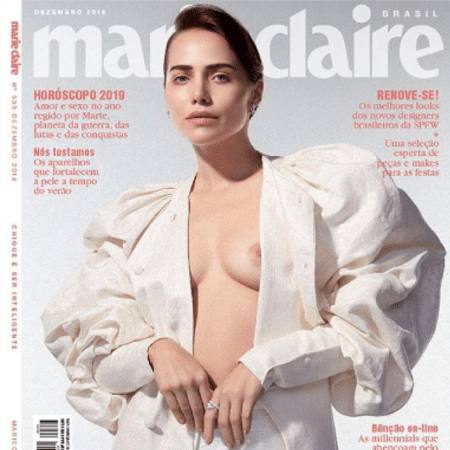 Leticia Colin na capa da revista "Marie Claire" - Reprodução/Instagram - Reprodução/Instagram
