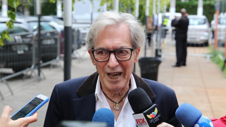 José Simão comparece ao velório de Ricardo Boechat - Deividi Correa / AgNews - Deividi Correa / AgNews