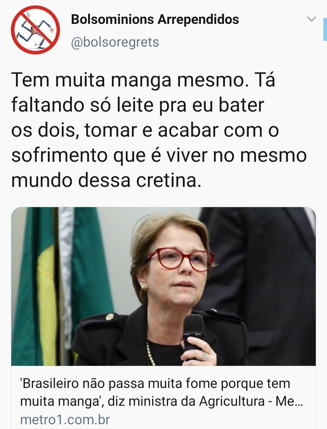 Passa e repassa um meme pelo "Whats" do BOL: (11) 97335-6855 - Reprodução/Twitter