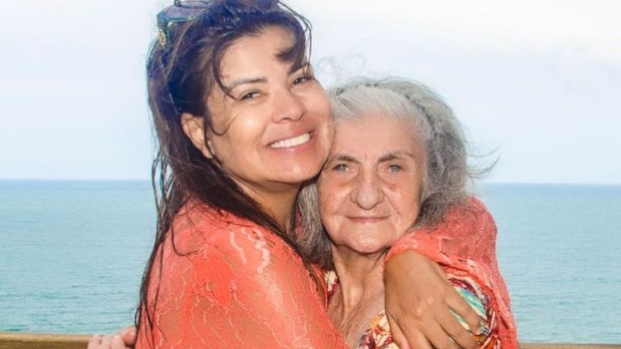 Mara Maravilha e a avó, Maria, de 90 anos - Reprodução/ Instagram