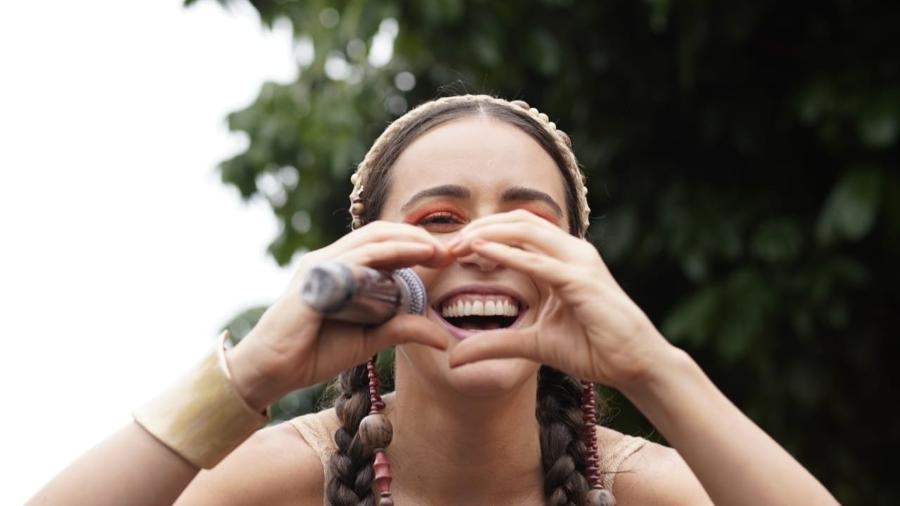 Roberta Sá agita foliões na Lapa, no centro do Rio de Janeiro - Ricardo Borges/UOL