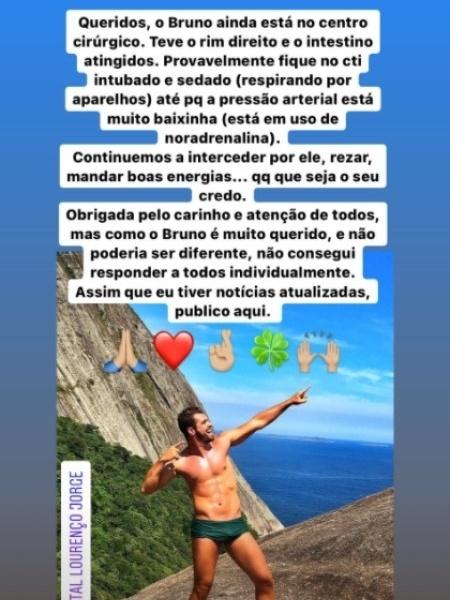 Post Bruno Borat - Reprodução/Instagram - Reprodução/Instagram