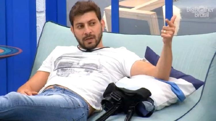 BBB 21: Caio fala sobre eliminação de Lumena - Reprodução/Globoplay - Reprodução/Globoplay