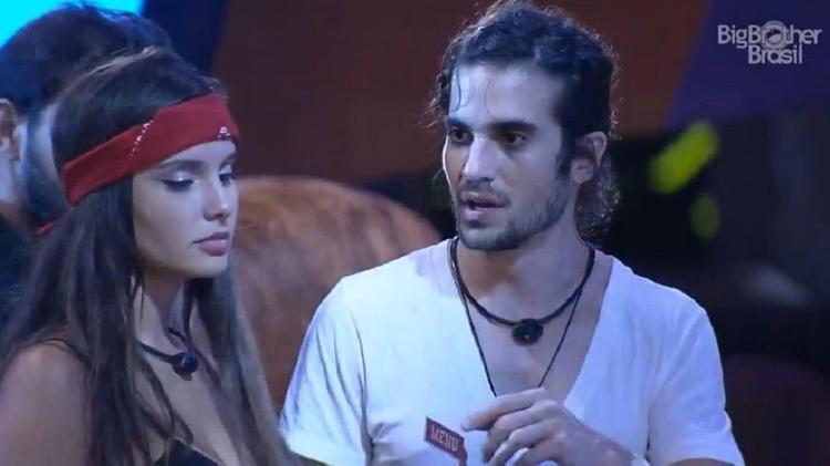 BBB 21: Fiuk cobra Thaís por falar de relacionamento de ambos na casa - Reprodução/Globoplay - Reprodução/Globoplay
