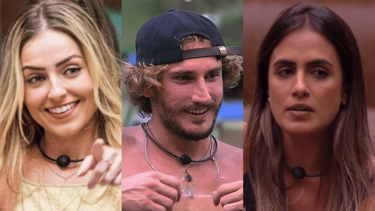 Paula, Alan e Carol Peixinho no BBB 19 - Reprodução/TV Globo - Reprodução/TV Globo