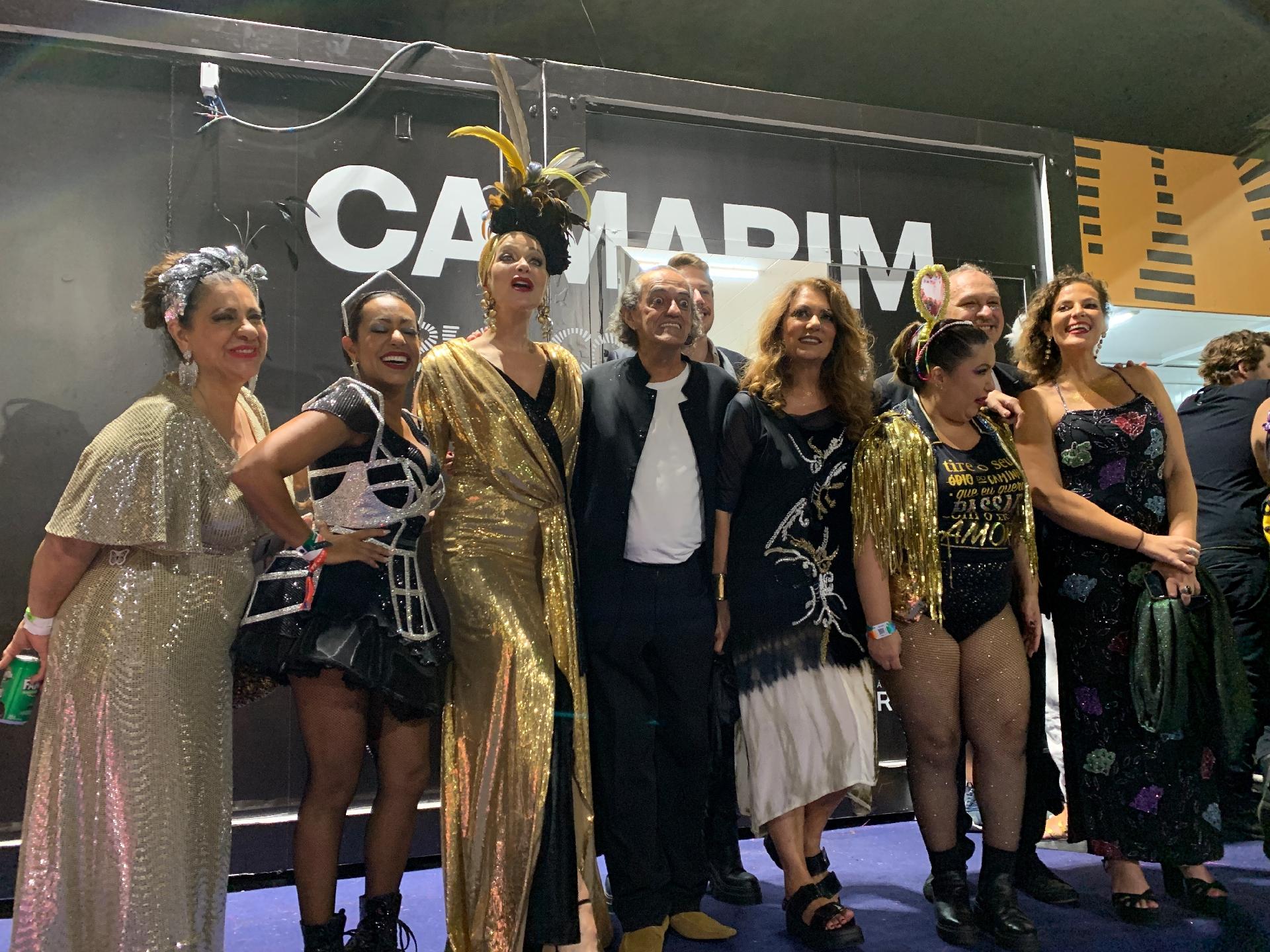 22.abr.2021 - Concentração do desfile da São Clemente na Sapucaí - Zô Guimarães/UOL