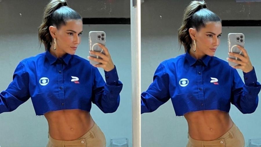 Deborah Secco dá "spoiler" de uniforme para cobertura da Copa do Mundo - Instagram/Reprodução
