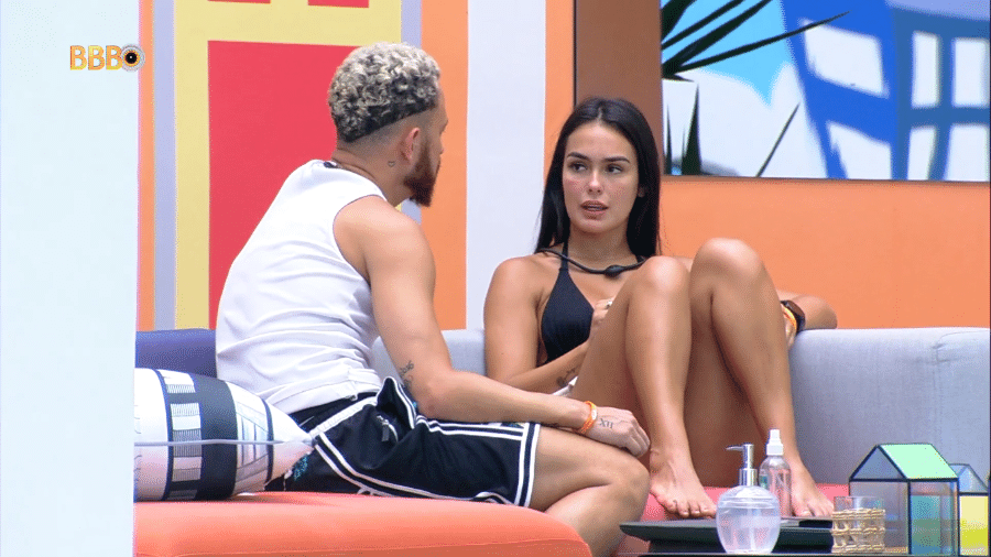 BBB 23: Fred e Larissa se acertam após discussão - Reprodução/Globoplay