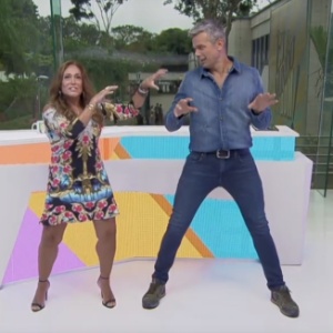 Susana Vieira dança hit de Michael Jackson no estúdio do 'Vídeo Show" - Reprodução/TV Globo - Reprodução/TV Globo