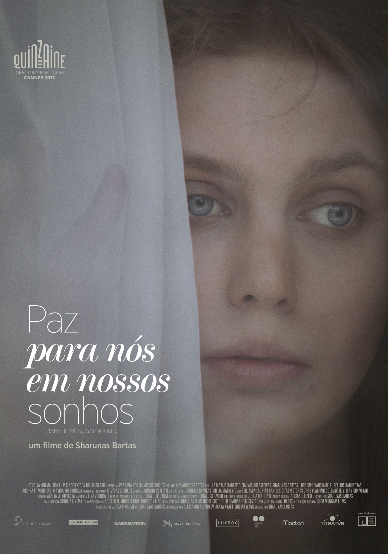 Pôster do filme "Paz Para Nós em Nossos Sonhos" - Divulgação