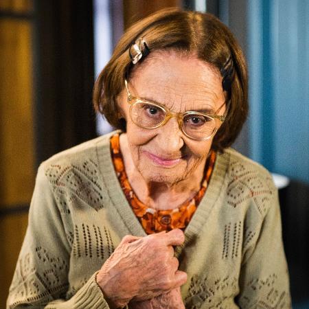 Dona Sinhá (Laura Cardoso), personagem de "Sol Nascente" - João Miguel Júnior/TV Globo - João Miguel Júnior/TV Globo