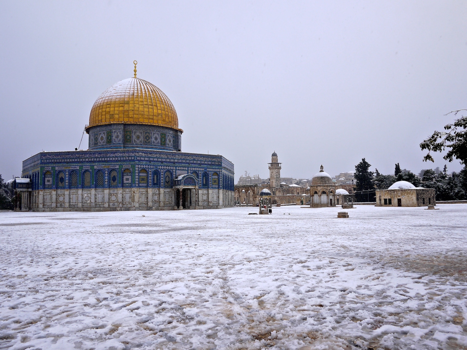 Jerusalém sob neve - Miriam Mezzera/Creative Commons