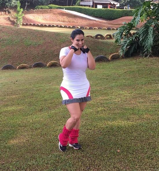 Com alimentação regrada e atividade física, Gadelha passou do manequim 50 para 40 - Reprodução/Instagram