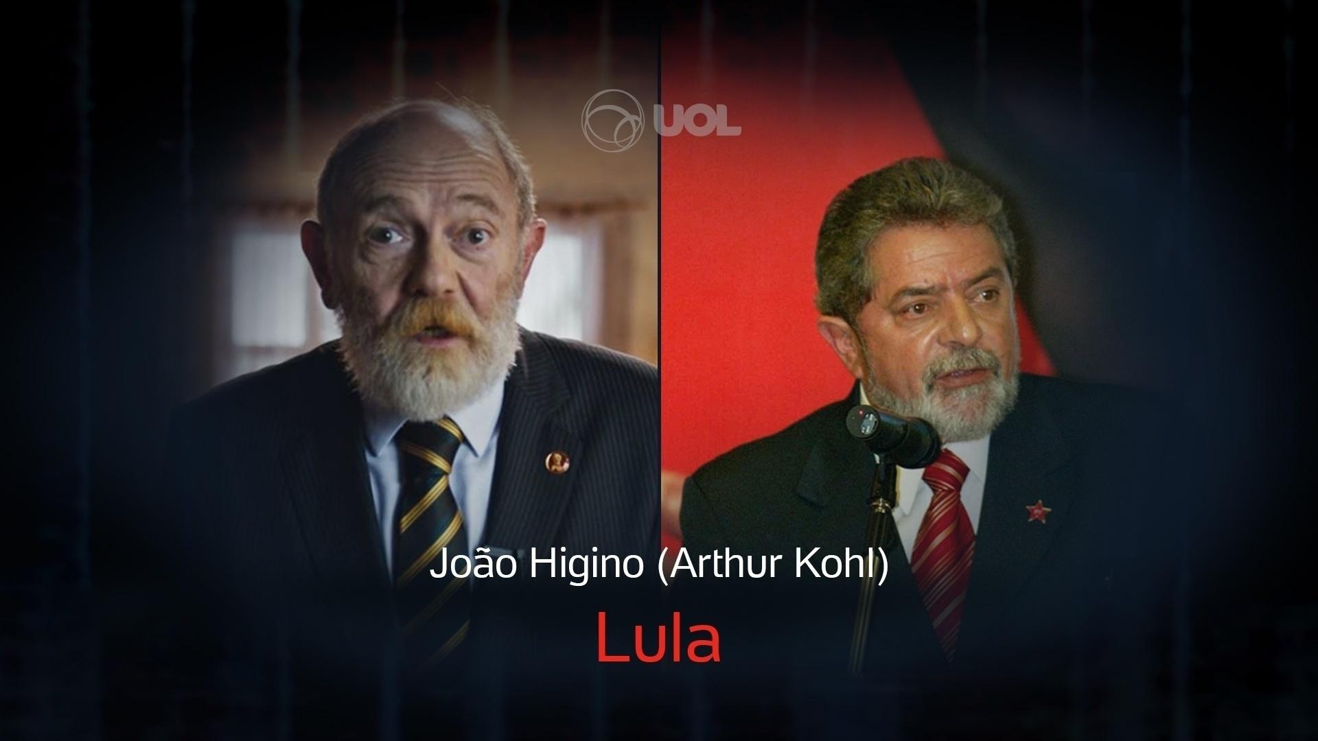 O Mecanismo - João Higino - Lula - Reprodução e Juca Varella/Folhapress