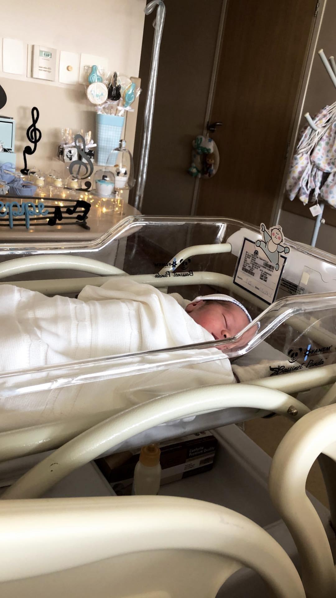 Giuseppe, primeiro filho de Valentina Francavilla, assistente de Ratinho no SBT - Reprodução/Instagram/valentinafrancavilla