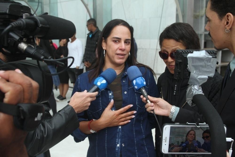 Silvia Abravanel foi prestar última a Deise Cipriano - Amauri Nehn/Brazil News