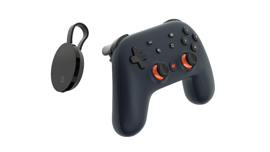 Controle oferecido para ser usado no Google Stadia: agora, uma relíquia - Divulgação