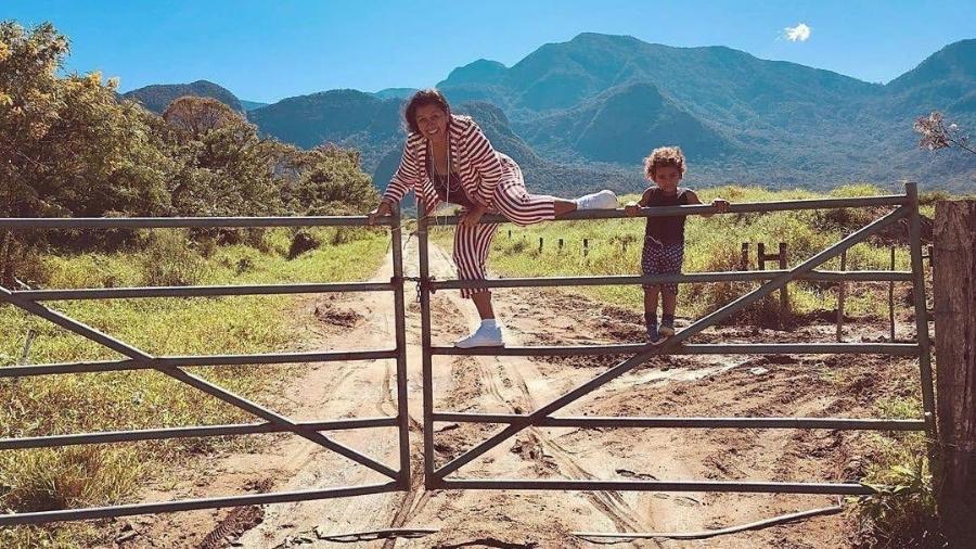 Regina Casé e o neto, Brás - Reprodução/Instagram
