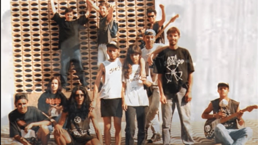 G.A.L.O.: integrantes das bandas Menstruation, Restos e Denúncia - Arquivo Pessoal