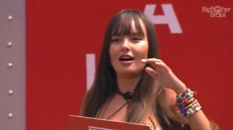 BBB 21: Thaís em ação de patrocinador  - Reprodução/Globoplay - Reprodução/Globoplay