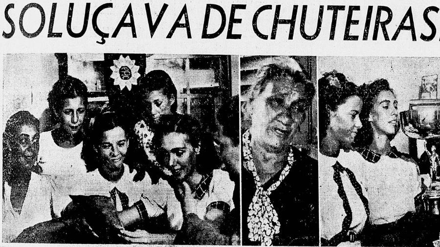 Capa do Jornal A Noite noticia a prisão de Dona Carlota, em 10 de janeiro de 1941 - Biblioteca Nacional Digital Brasil