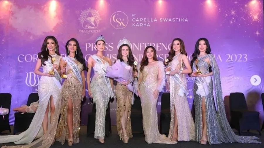 Participantes do Miss Universo Indonésia 2023 