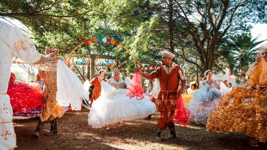 Quadrilha se apresentou no Arraial Estrelado