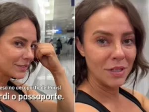 Paolla Oliveira perde o passaporte em viagem à França: 'Presa no aeroporto'