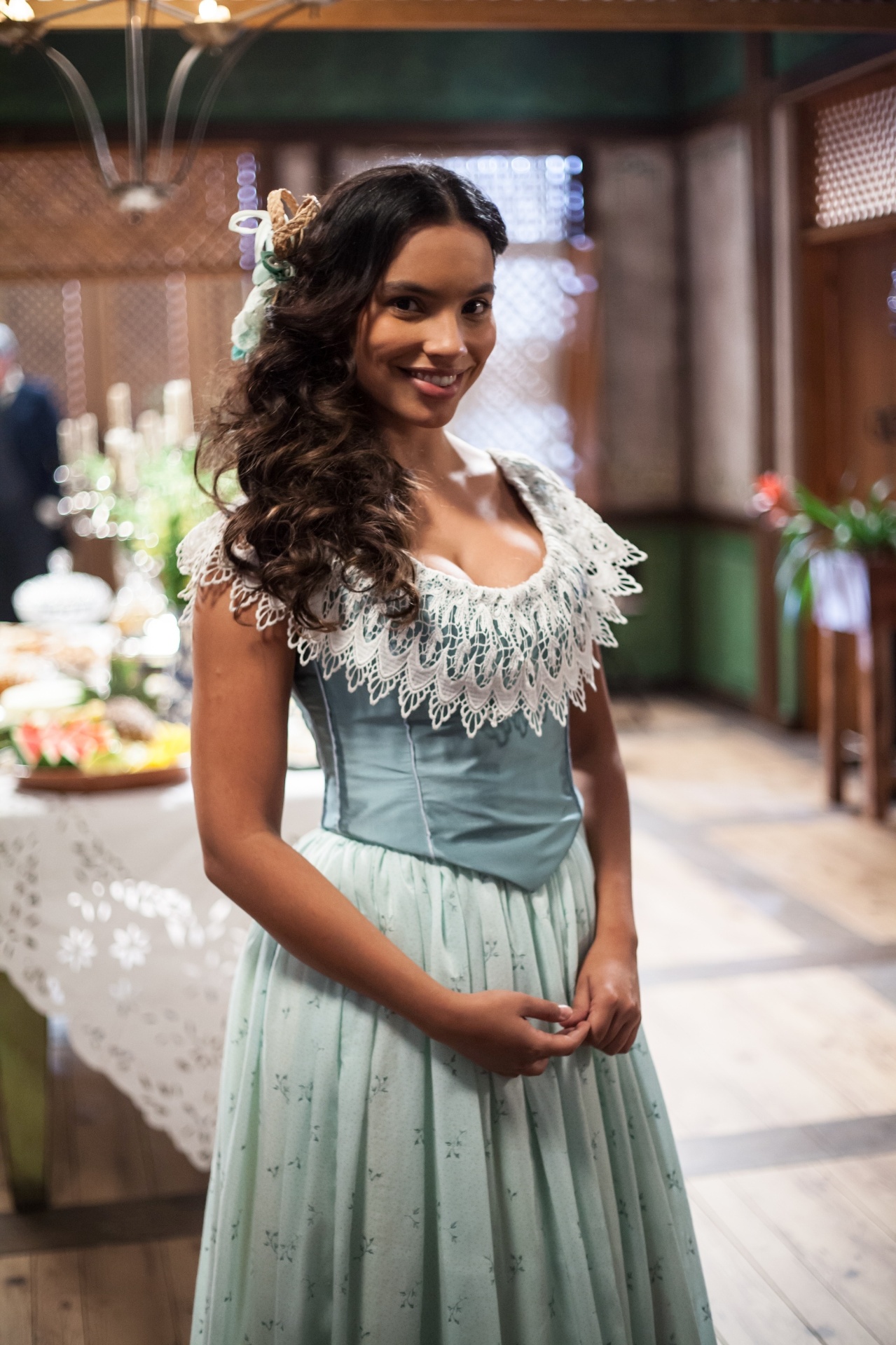 Atriz Gabriela Moreyra em "Escrava Mãe" - Edu Moraes/Divulgação/Record