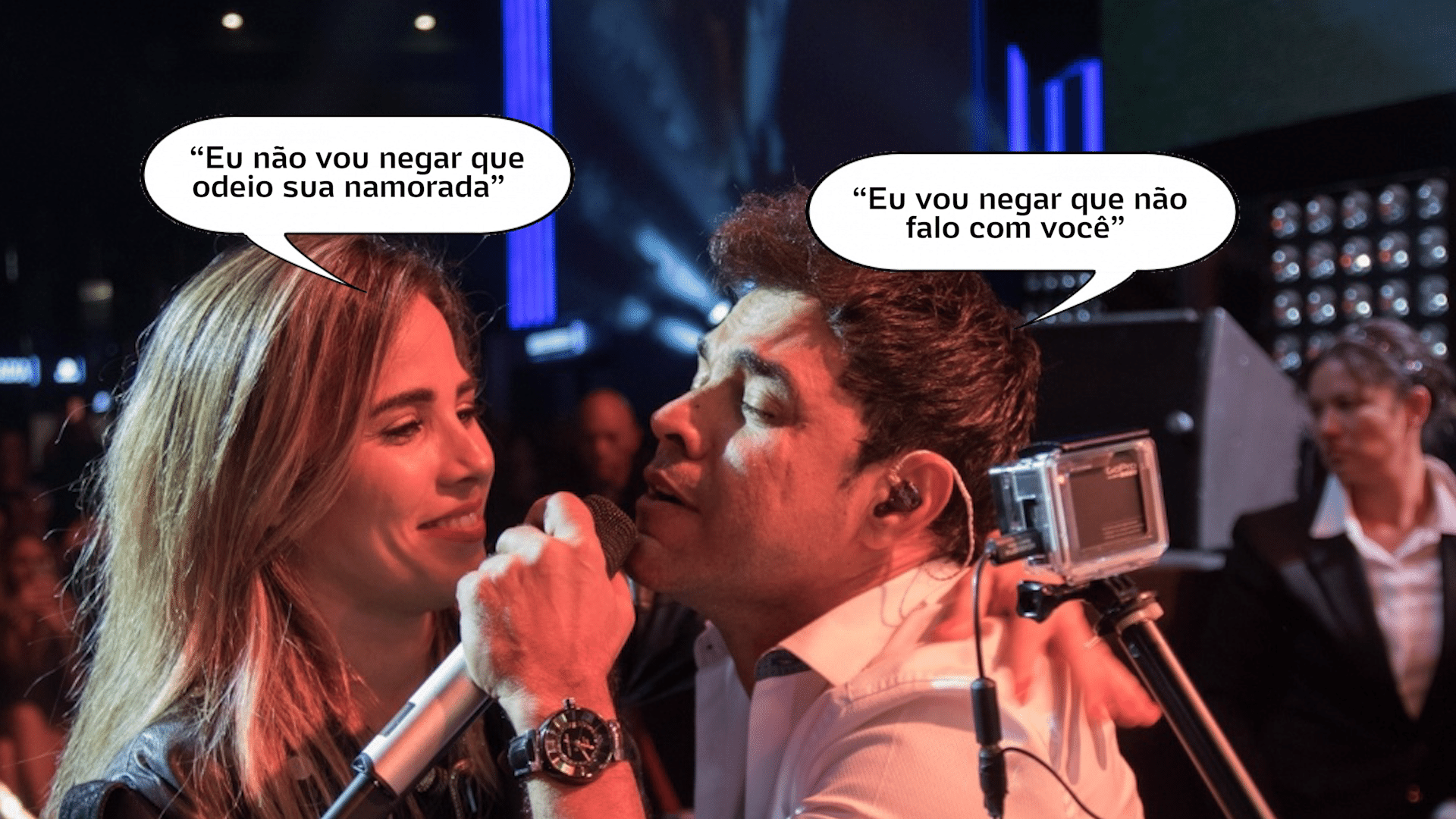 Tudo começou quando Zezé disse no programa "Conexão Repórter", do SBT, que não falava mais com a filha, Wanessa, e relembrou uma briga entre ela e Graciele, com direito a xingamentos e acusações. Dias depois, ele desmentiu a si próprio e disse que continuava falando com Wanessa: "Pai e mãe não ficam sem falar com os filhos, eles puxam a orelha" - Montagem/UOL