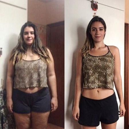 Lorena Assis chegou aos 120 kg quando resolveu emagrecer e perdeu 40 kg - Reprodução/Instagram/@enfimfit_