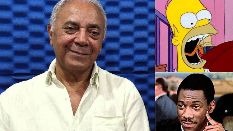 Waldyr Sant"anna fez a voz de Eddie Murphy em grandes clássicos dublados e é primeiro dublador de Homer Simpsons no Brasil - Reprodução