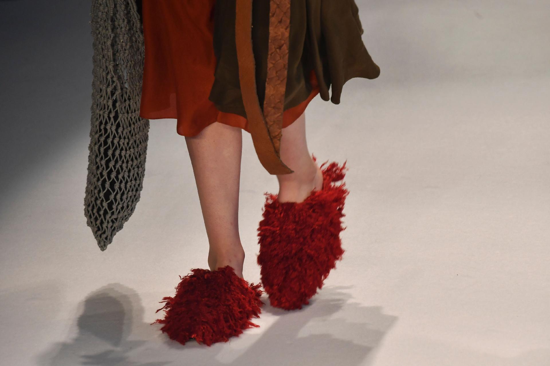 Detalhes do desfile da Osklen na SPFW N45 - Nelson Almeida/AFP Photo