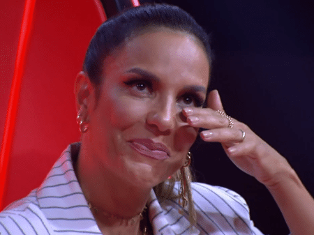 Ivete Sangalo chora no "The Voice Brasil" - Reprodução/TV Globo