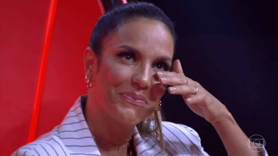 Ivete Sangalo chora no "The Voice Brasil" - Reprodução/TV Globo