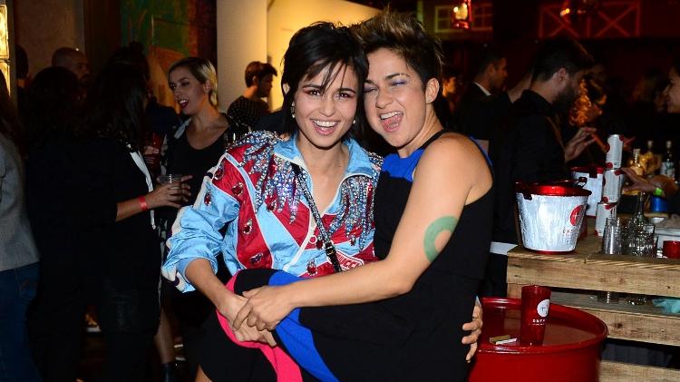Nanda Costa e Lan Lanh se divertem em evento da revista "Marie Claire" - Francisco Cepeda/AgNews - Francisco Cepeda/AgNews
