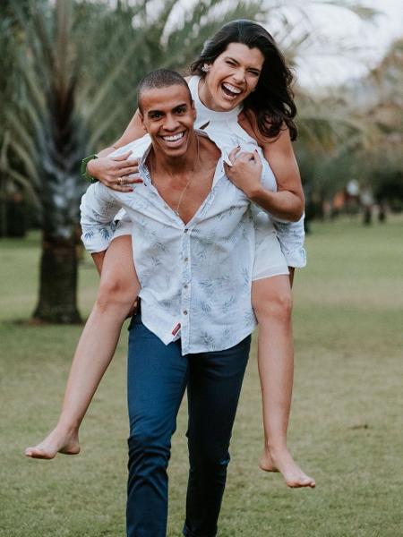 Thiago Oliveira com a noiva, a publicitária Yasmin Calil - Danilo Siqueira - Danilo Siqueira