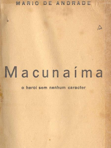 Capa da livro de Mário de Andrade. Segundo o próprio autor, a obra foi escrita em seis dias - Divulgação - Divulgação