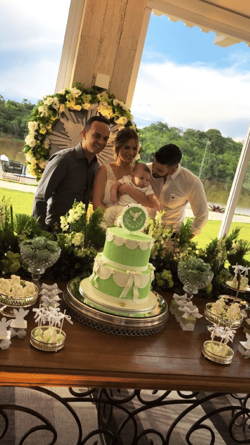 Batizado de Samuel, filho de Gusttavo Lima e Andressa Suíta - Reprodução/Instagram