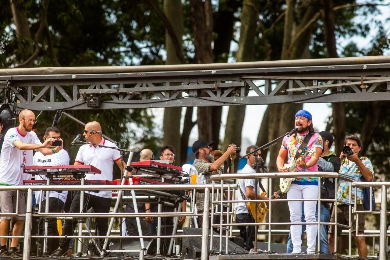 Bell Marques diverte foliões na região do Ibirapuera, em São Paulo - Edson Lopes Jr./UOL