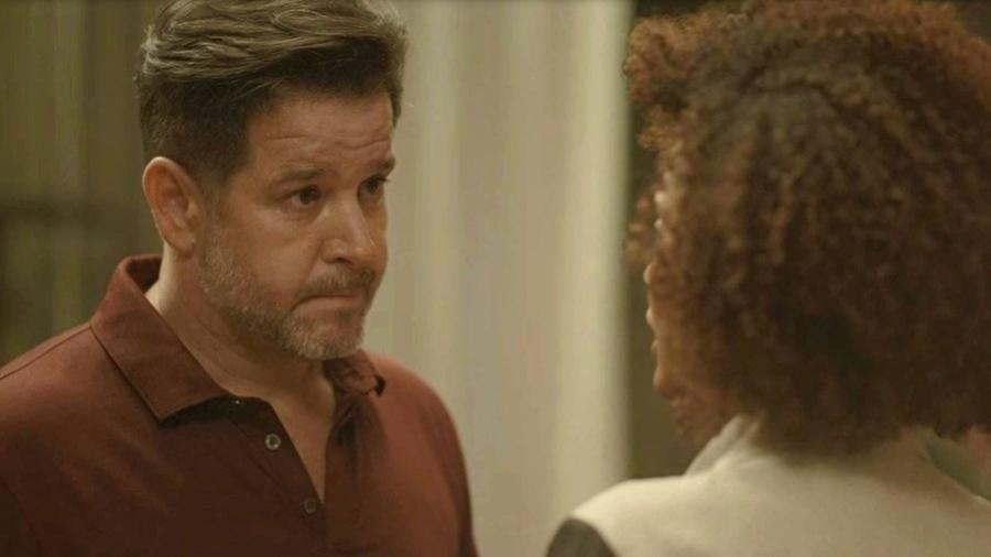 Murilo Benício em uma cena de "Amor de Mãe" - Reprodução/Globo