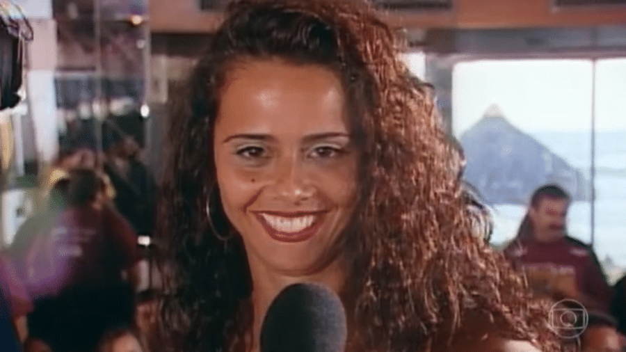 Domingão do Faustão mostra concurso da nova morena do É o Tchan, em 1997 - Reprodução/TV Globo