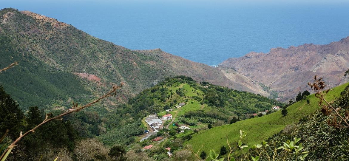 Vista da ilha de Santa Helena - Getty Images