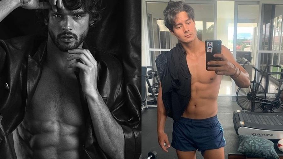 Os modelos Marlon Teixeira e Dan Matsunaga entraram para a lista de mais bonitos de 2020 - Reprodução/Instagram