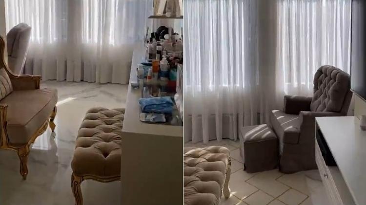 Gabi Brandt compartilhou detalhes da casa no Instagram Stories - Reprodução/Instagram - Reprodução/Instagram