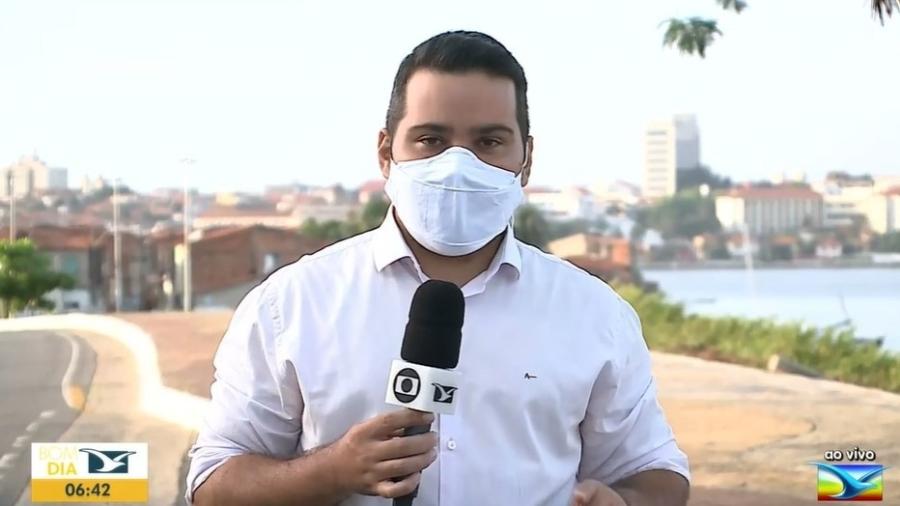 Repórter Olavo Sampaio relatou furto nas redes sociais - Reprodução/TV Mirante