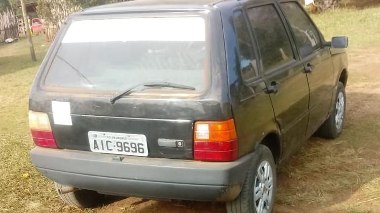 Fiat Uno rifado e devolvido para carpinteiro - Arquivo Pessoal - Arquivo Pessoal