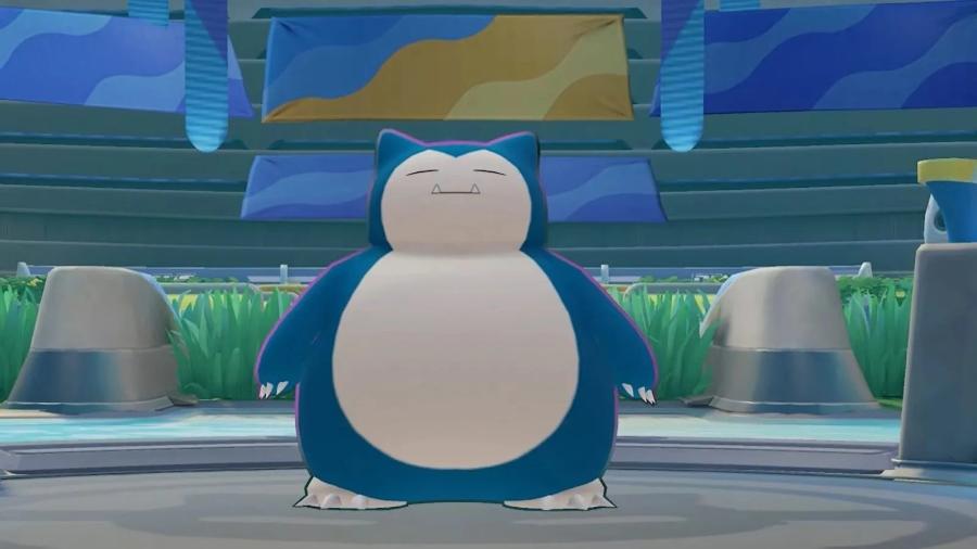 Snorlax, em Pokémon Unite: clássico exemplo de Tank - Reprodução/Nintendo