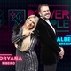 Adryana Ribeiro y Albert Bressan en Power Couple - Edu Moraes / Record TV